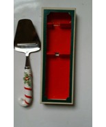 Vintage Japan Cheese Plane Slicer Server Ceramic Candy Cane Handle NIB - $160.31 MXN