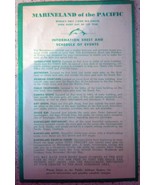 Vintage  Marineland of the Pacific Information Sheet &amp; Map 1960s - £4.71 GBP