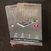 Lot of2 ZAGG InvisibleShield Mirror Glass Screen Protector for Galaxy No... - $11.78