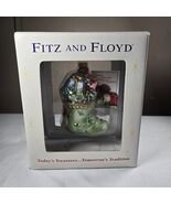 Fitz &amp; Floyd Greg Small Stocking Ornament Green Glass Christmas NIB VTG ... - $24.66 CAD