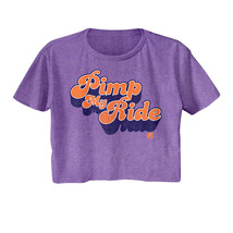 Pimp My Ride Funky Logo Women&#39;s Crop Top Xzibit Wanna be a player but your wheel - £19.15 GBP