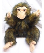 Folkmanis NICE BROWN BABY CHIMPANZEE HAND PUPPET 14&quot; Plush STUFFED ANIMA... - $33.83 CAD