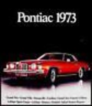 1973 Pontiac Dlx. Brochure Firebird, Trans Am Catalina - £10.12 GBP
