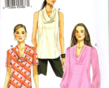 Vogue V9006 Misses 16 to 24 Cowl Neck Blouse Top Uncut Sewing Pattern - $18.47