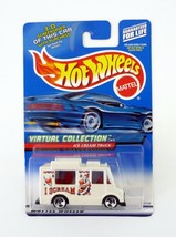 Hot Wheels Ice Cream Truck #144 Virtual Collection White Die-Cast Car 2000 - £7.05 GBP