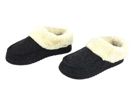 Dearfoams Total Comfort Women&#39;s Slippers w Soft Memory Foam, Comfy Warm Faux Fur - £19.67 GBP