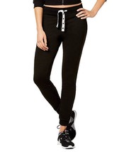 Material Girl Juniors Ruched Leg Jogger Pants,Black,Small - $34.65