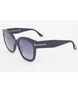 Tom Ford BEATRIX Shiny Black / Gray Sunglasses TF613 01C BEATRIX-02 - $189.05