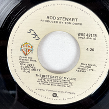 Rod Stewart – The Best Days Of My Life 7" Single 1979 Warner Bros. Pop R... - $3.79