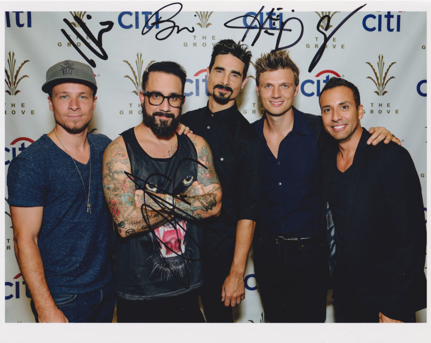 The Backstreet Boys FULLY SIGNED 8&quot; x 10&quot; Photo COA Lifetime Guarantee - $199.99