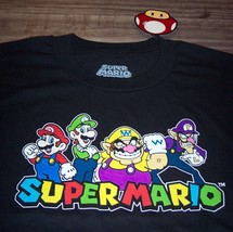 Nintendo Super Mario Bros. T-Shirt Big And Tall 3XL 3XB New w/ Tag Luigi Wario - £19.41 GBP