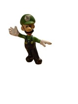 Super Mario Bros Figure 2007 Luigi Nintendo PVC 2” ~ Cake Topper - $8.32