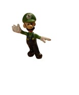 Super Mario Bros Figure 2007 Luigi Nintendo PVC 2” ~ Cake Topper - £6.53 GBP