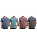 NWT LEE Premium Select Texture Stripe Henley Short Sleeve Shirt Vintage ... - £22.37 GBP