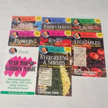 Jerry Baker Gardening Booklets Lot of 8 Vegetables Lawns Roses Trees Flowers - £10.52 GBP