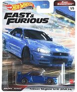Hot Wheels Nissan Skyline GTR, [Blue] Fast Superstars 1/5 - $77.77