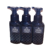 Bath &amp; Body Works Iced Blue Lavender Gentle Foaming Soap x3 White Barn - $31.50