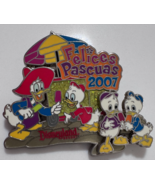 Disney Felices Pascuas 2007 - Donald Duck and Nephews Happy Easter Pin - $314.26 MXN