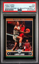 2006 Topps Larry Bird #33 Black - Wraparound vs. Bullets - #61/99 - PSA 8 - £91.57 GBP