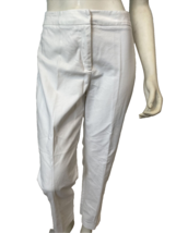 Nic + Zoe White Flat Front Pants, Women&#39;s Size 10 - $263.26 MXN