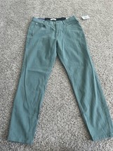 CURVE APPEAL Chino Trouser Pants Women&#39;s Size 10/30 Fair Green - £22.41 GBP