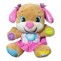 Fisher Price Laugh And Learn Smart Stages Puppies Sister Dog Plush Toy Tested - £6.01 GBP