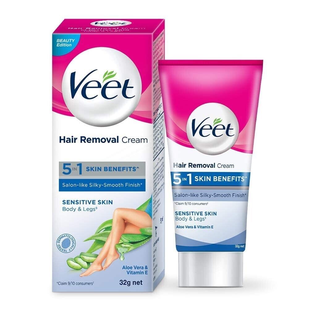 Veet Hair Removal Cream for Sensitive Skin -for women, 30 g - $7.22