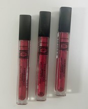 Lot of 3 COVERGIRL Exhibitionist Lip Gloss, Shade #210 Gurrrlll New Without Box - £12.36 GBP