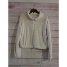 Rue 21 The Cozy Collection Jacket Size Small Long Sleeve Sherpa Fleece Ivory - £11.06 GBP