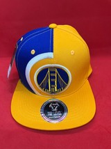 Golden State New Leader Top Level Flash Warriors Gold Blue Era Snapback Hat Cap - £11.82 GBP