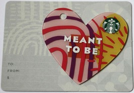 Starbucks Hong Kong 2018 Heart Die Cut Gift Card Valentine`s Day New - £6.36 GBP