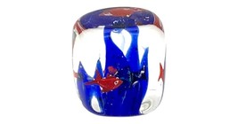 Murano Art Glass - Block Fish Aquarium - 2&quot; - £15.81 GBP