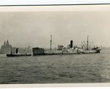 SS Indian Prince Real Photo Postcard Pulled By Tug Was Sunk 1914  - £31.34 GBP
