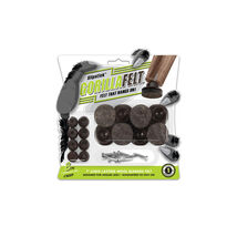 Slipstick GorillaFelt Brown/Gray 1 in. Screw-On Felt Chair Glide Set 8 p... - $10.95