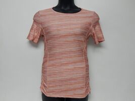 prAna Catarina Sz Small (S) Side Shirring Jersey Shirt Short Sleeve Sun ... - $28.02 CAD