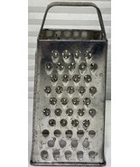 Vintage Metal Cheese Grater Slicer 4 Side Box Rustic Goodcook - $13.47 CAD