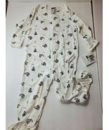 oshkosh vintage footie pajamas Nwt VTG Stock 18 Mo kid pj&#39;s XXL snap bot... - £14.27 GBP