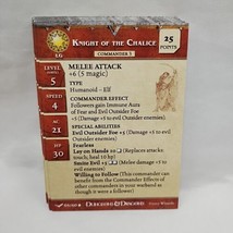 Lot Of (12) Dungeons And Dragons Unhallowed Miniatures Game Stat Cards - $11.87