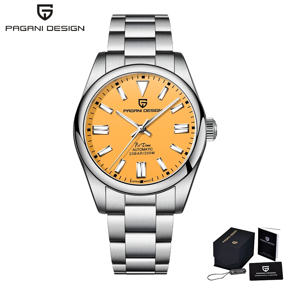PD1690 Fashion Men&#39;s Automatic Mechanical Watch Sapphire Glass Stainless... - $212.19