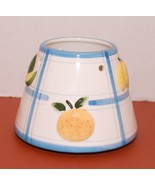 Gently Pre-Owned Lemons & Oranges Small 3" Tall Candle Shade Porcelain, China - $10.99