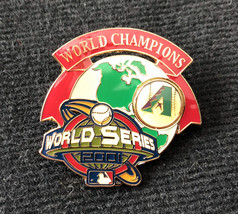 2001 Arizona Diamondbacks World Champions Pin - Red Banner Design - £15.50 GBP