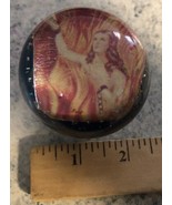 Vintage Rare Woman in Purgatory Hell Flames, Hot Rod Gear Shift Handle - $272.44