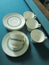 Theodore Compatible with Haviland New York - 4 coffee cups &amp; saucers Regents Par - £57.66 GBP
