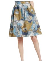 ModCloth Women&#39;s Charming Cotton Skirt With Pockets In Maps Novelty Retro Sz M - $29.41