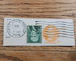 US Mail Post Meter Stamp St. Louis MO 1976 Jefferson Cutout USPS - £2.96 GBP