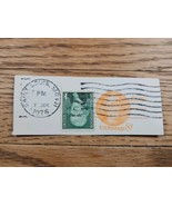 US Mail Post Meter Stamp St. Louis MO 1976 Jefferson Cutout USPS - £2.98 GBP