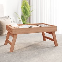 vidaXL Tray Natural Teak Solid Teak Wood Small Foldable Folding Tray - $75.31