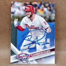 2017 Topps #352 Cameron Rupp SIGNED Autographed Card Philadelphia Phillies - £3.10 GBP