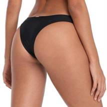 Relleciga Swim Black Super Cheeky Brazilian Cut Bikini Bottom (M) Nwt - £39.38 GBP