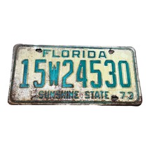 Vtg 1973 Florida Collectible License Plate Sunshine State Original Distressed - £22.41 GBP